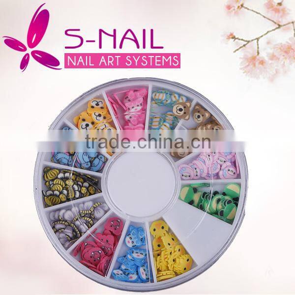 Hot selling fimo clay , nail art canes, nail decoration
