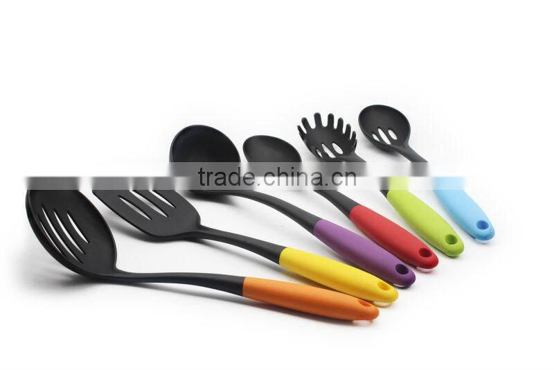 Best quality Nylon spoon with colorful TPR Handle