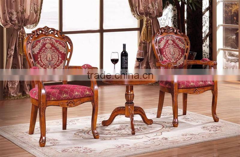 Wooden round small tea table (NG2661)