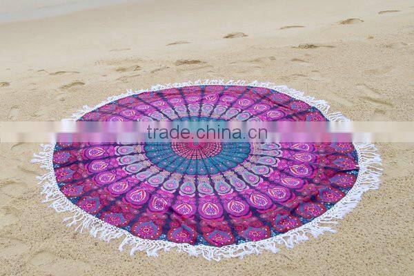Mandala Round Roundie Yoga Mat Beach Throw Bohemian Roundie Hippie Mandala Round Throw Beach Roundie Tapestry Beach Roundie Art