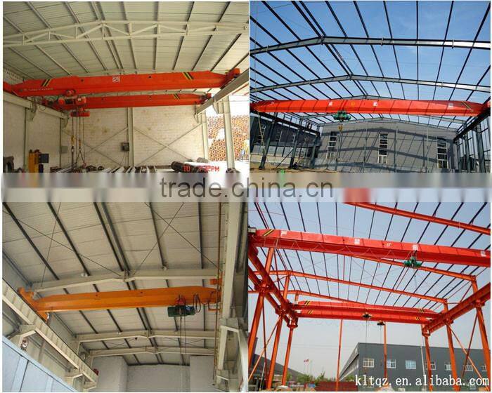 electric 3 ton workshop single girder overhead crane