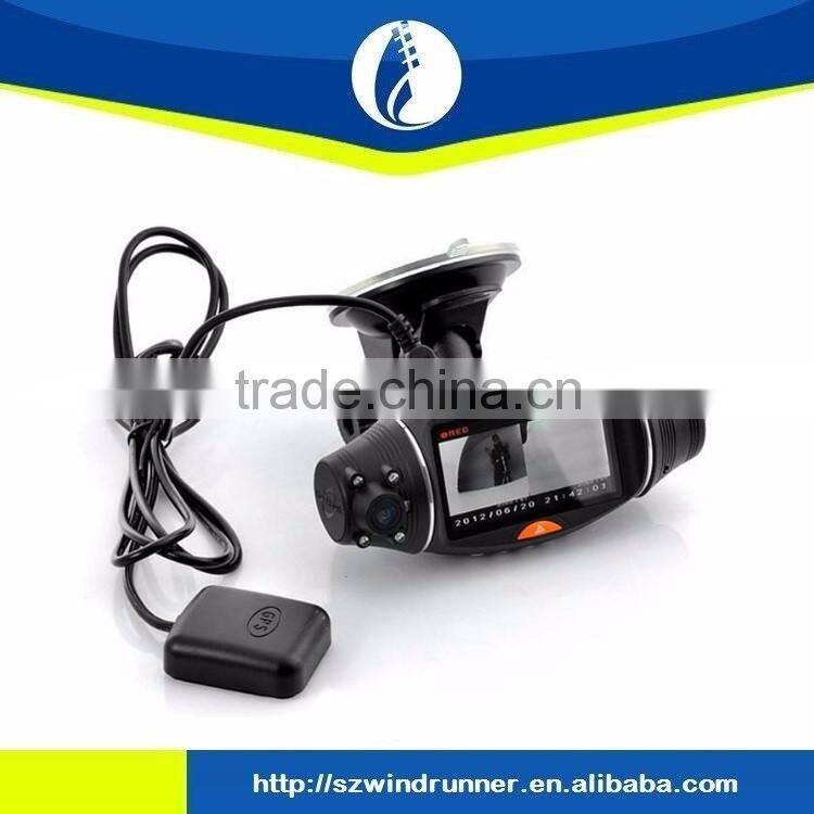 Dual lens HD wide angle Car DVR driving video recorder manual mini car camera hd dvr