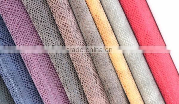 Embossed PU leather for shoes upper and handbag usage