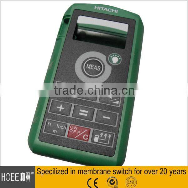 Custom popular self adheisve Membrane type keypad/overlay membranes and enclosure faceplate