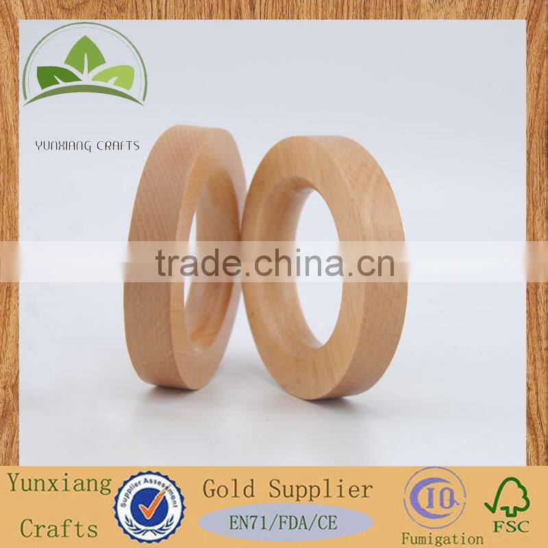 wooden scarf display hanger ring