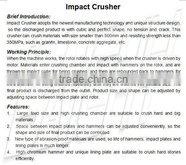 Impact Crusher from Zhengzhou Company