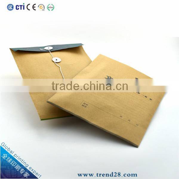 kraft envelope with string