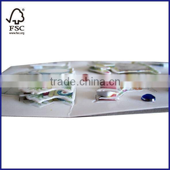 chipboard kids 3D sticker