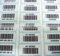 printed sticker / barcode label