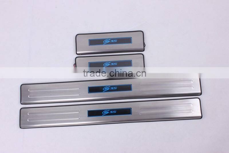 SS LED LIGHT SCUFF PLATE DOOR SILL PLATE FOR CHANA CHANGAN CS35 2013 2014 2015