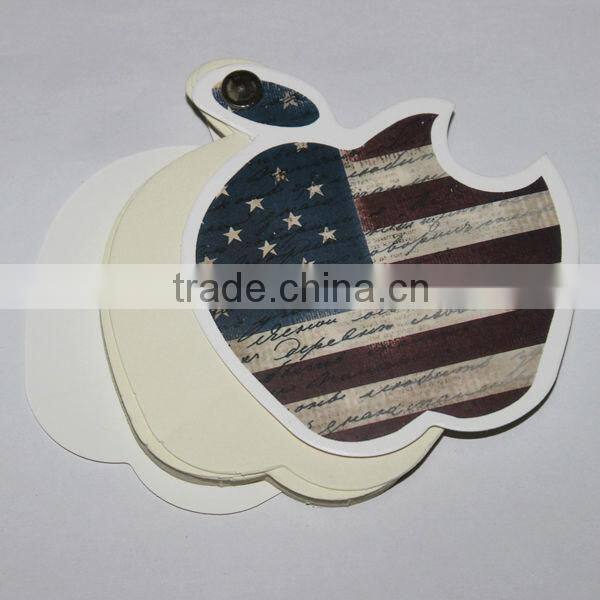 school notebook apple shape,cheap bulk notebook