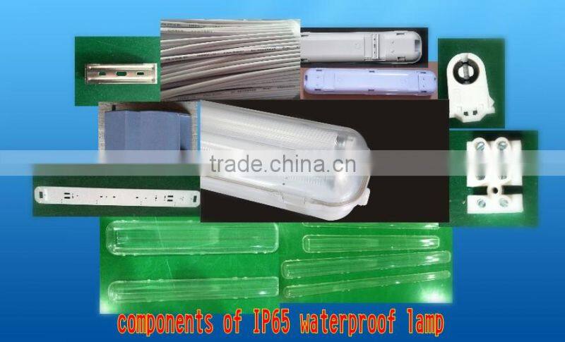 2 foot IP65 waterproof lighting fixture 2*18W