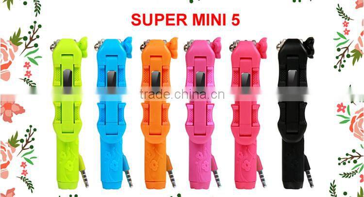 adjustable smart phones mini selfie stick shenzhen export
