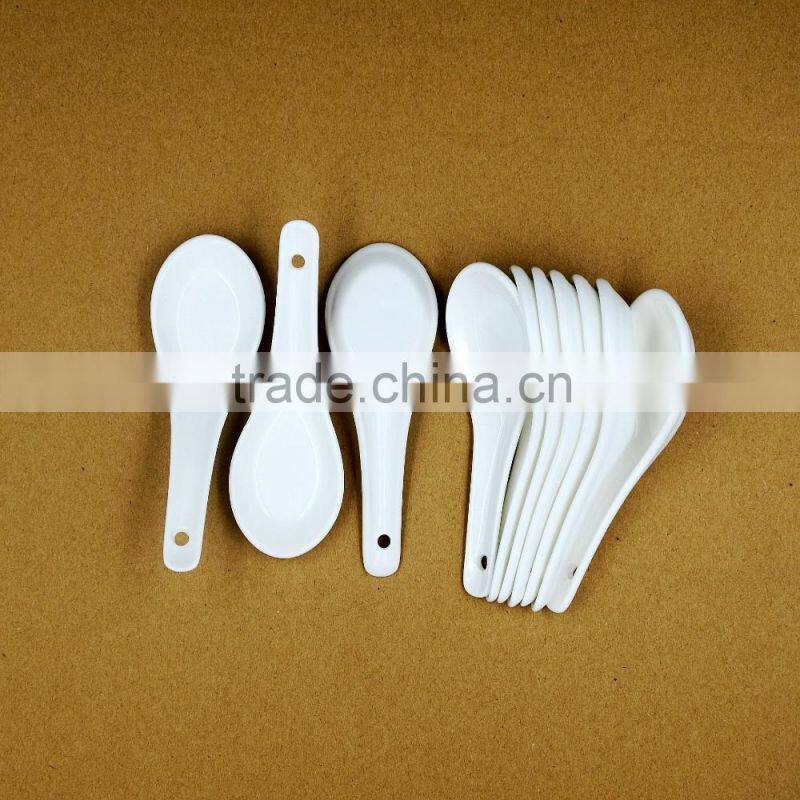 Whole Sale Customized Ceramics Soup Spoon