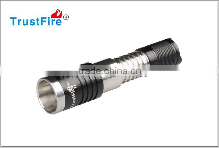2015 electronic product T6 rechargeable led torch light TR-Z8 Beam adjustable light with Fluorescence switch