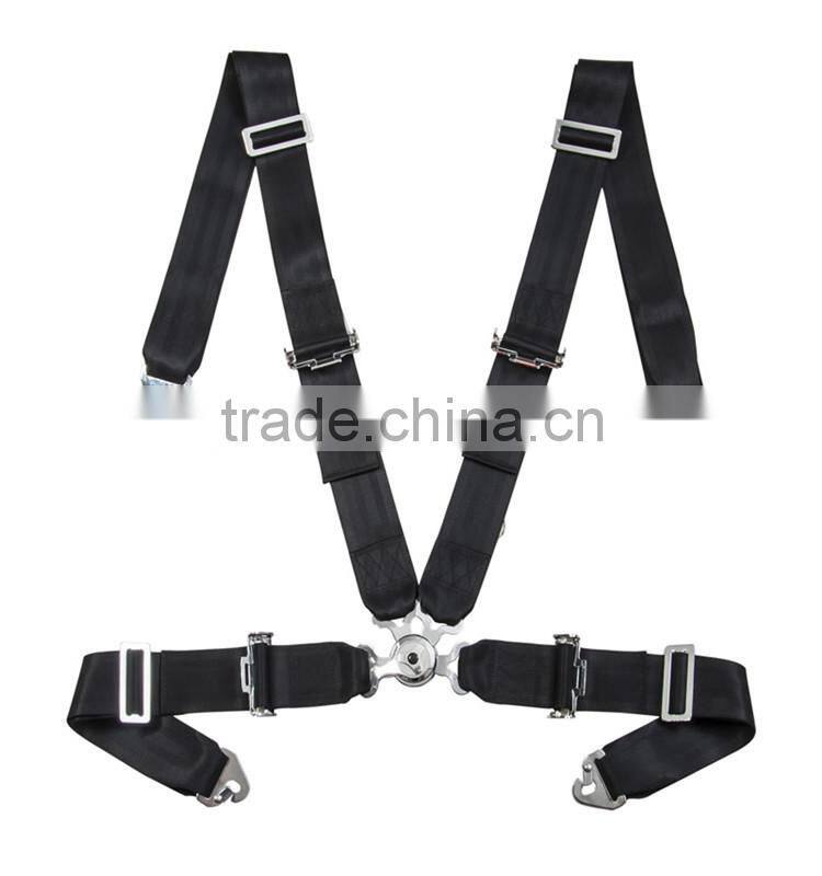 4 Points Point Type and Polyester/steel/plastic,Polyester Material 4 Point Sport Car Racing Harness