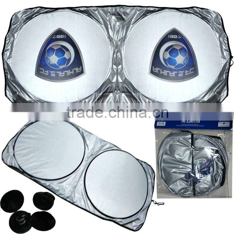 front windshield advertising foldable car sunshade
