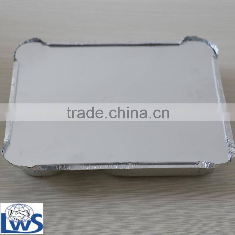 Take-out Foil Pan-Oblong ,3-compartment tray,Aluminum Foil Tray 3 compartment with lid
