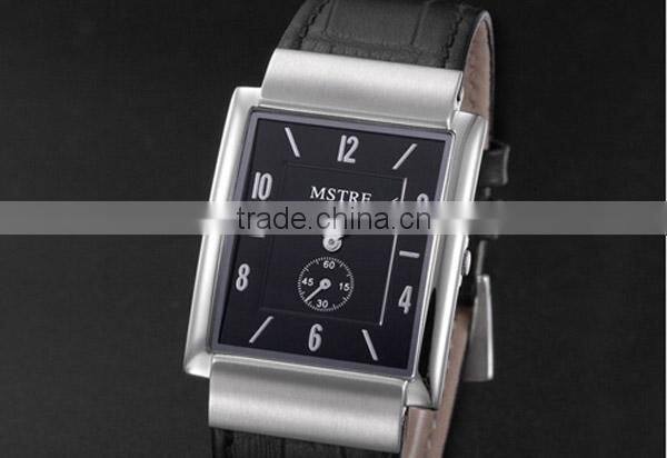Casual fashion square antique quartz ceramic ceramic watch