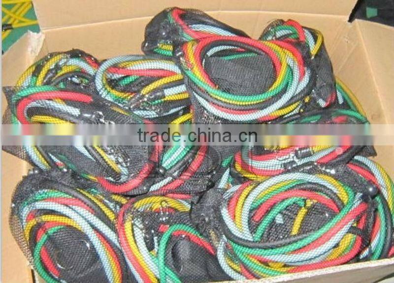 11pcs yoga pilates abdominal abs fitness exercise workout resistance bands set