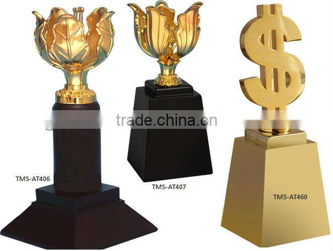 custom resin soccer trophy