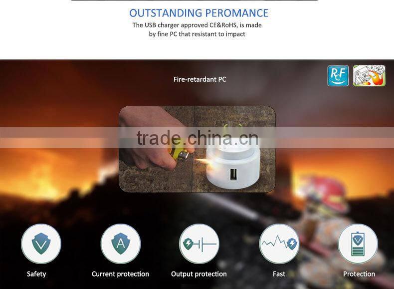 Fashion Mini Australia Standard High Speed USB Charger for Mobile Phone