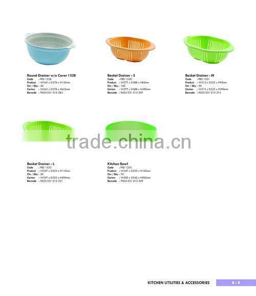 Plastic Oval Trendy Colander