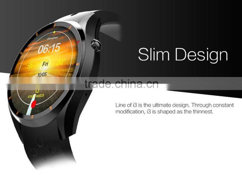 3G Heart rate monitor Pedometer G-sensor Wifi GPS smart watch