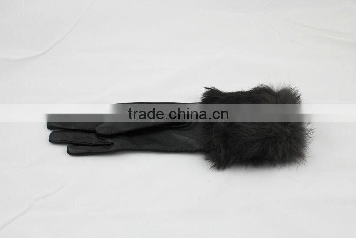 2015 new season special and fashion competive price fur leather gloves