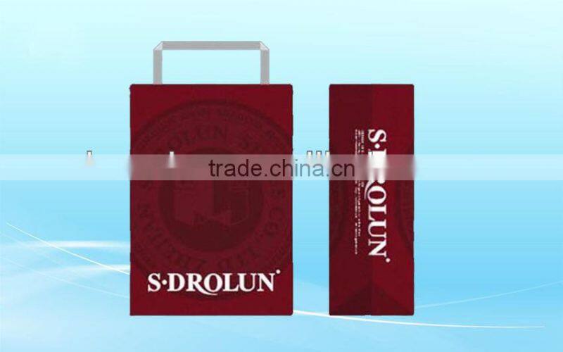 Shopping paper food packaging bag