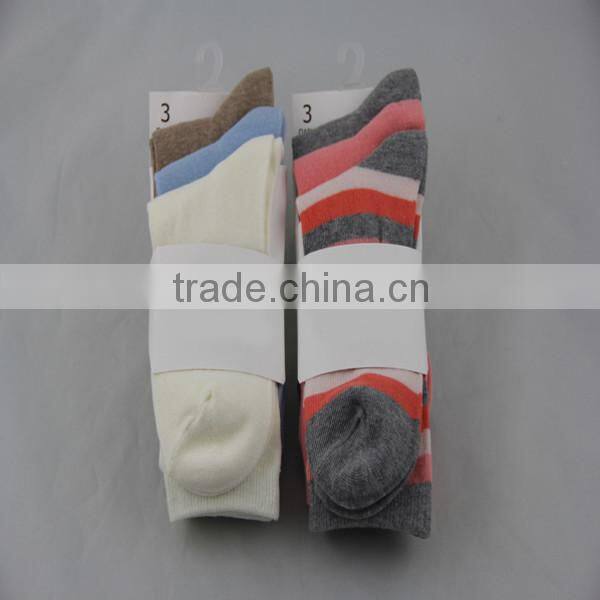 GSW-29 wholesale high quality pure gray cotton women socks