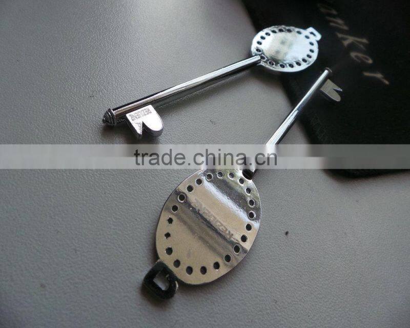 metal antique key shaped key chain,metal key tag