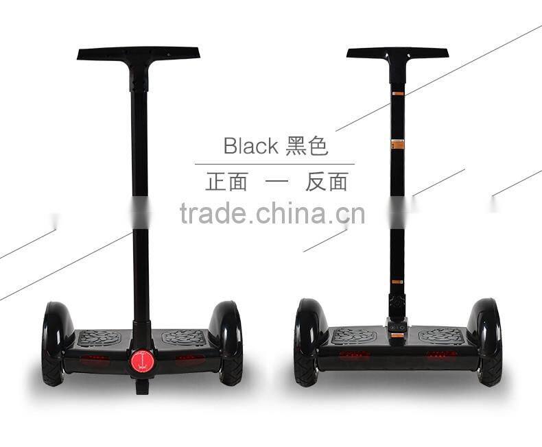 10inch Portable electric skateboard with handble bar 350w*2