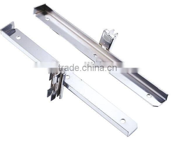 Factory direct sale metal Hook wooden board display rack shelf for shops G12