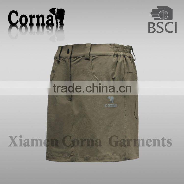 color ladies fashion skir for women shorts plus size pleated