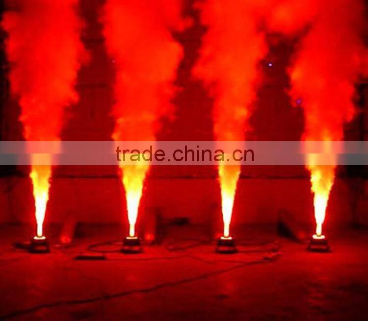 Hanson Pro Stage Special Effect Systems DMX512 LED CO2 Jet Cannon Blast 18x3W RGB 3IN1 LED Smoke Fog Machine