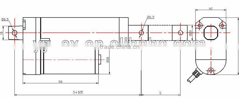 12v mini linear actuator for solar energy system