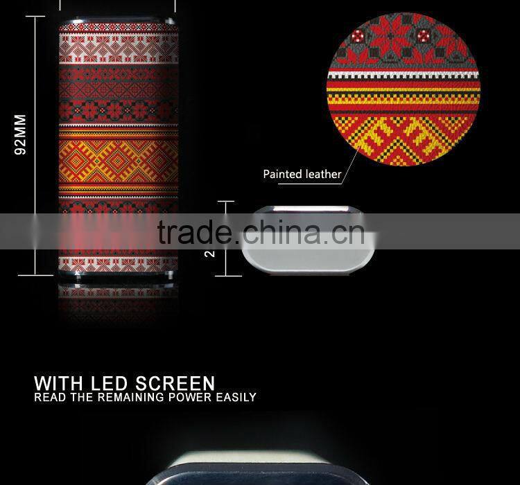 2015 Hot leather cover slim power bank for sony ericsson