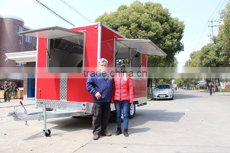 Western style bike tricycle hotdog food cart