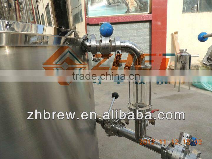 500L micro stainless steel hotel beer brewing equipment CE