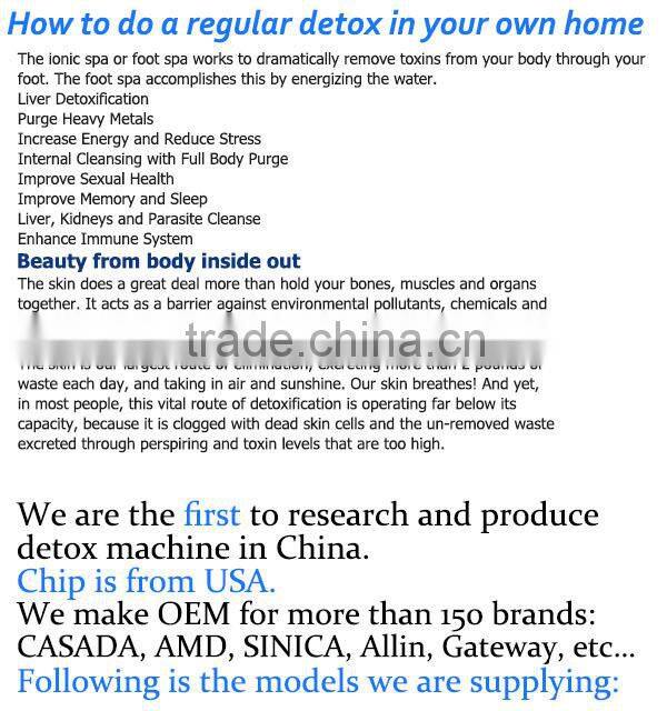 ion cleanse cell spa detox machine