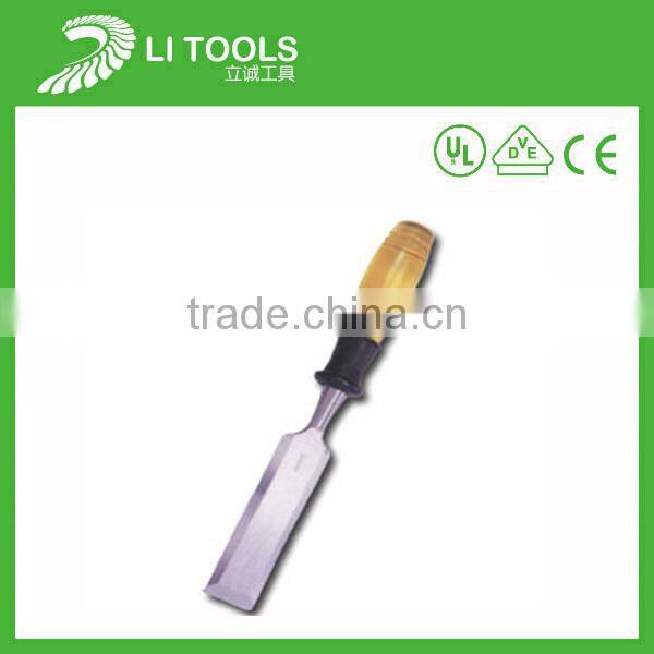 Bevel Edge plastic handle 250mm/300mm point wood carving chisel set