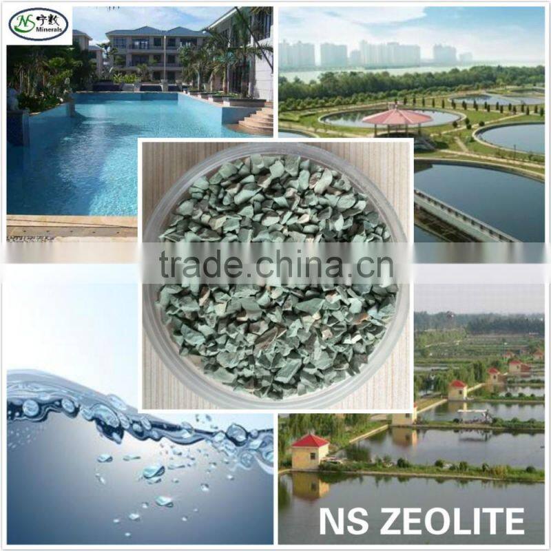 30-50mm natural zeolite for water treatment