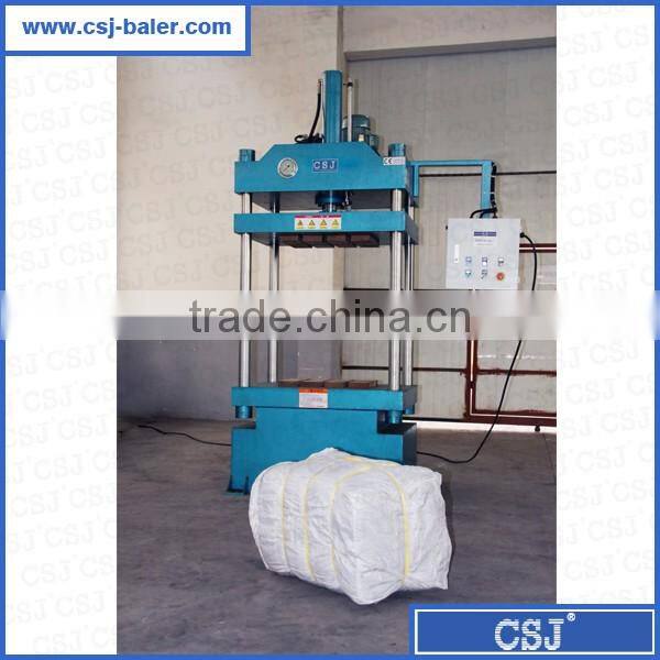 CE Certificated Vertical JP-40T cotton-padded clothes Hydraulic Baler