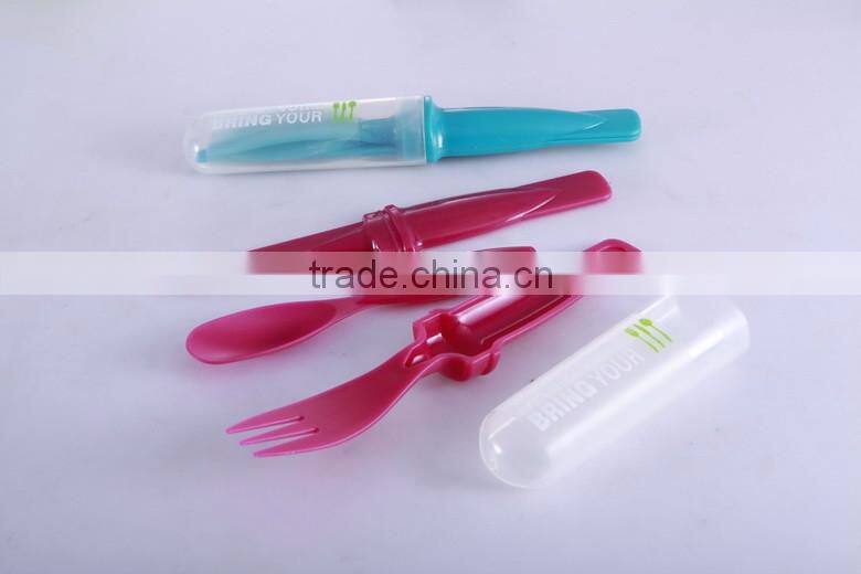 2016 NEW 100% Biodegradable BPA Free Baby Cutlery Sets & Meal Sets, children convenient cutlery