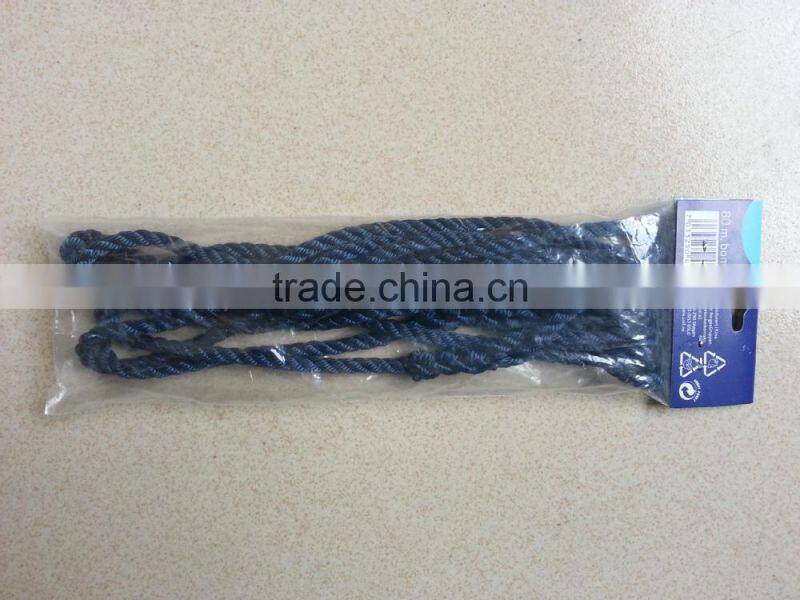 nylon 3strands twist rope, nylon sailboat rope, nylon mooring rope