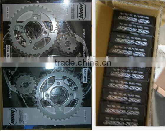 AKT125/bajaj/110cc motorcycle chain and sprocket set
