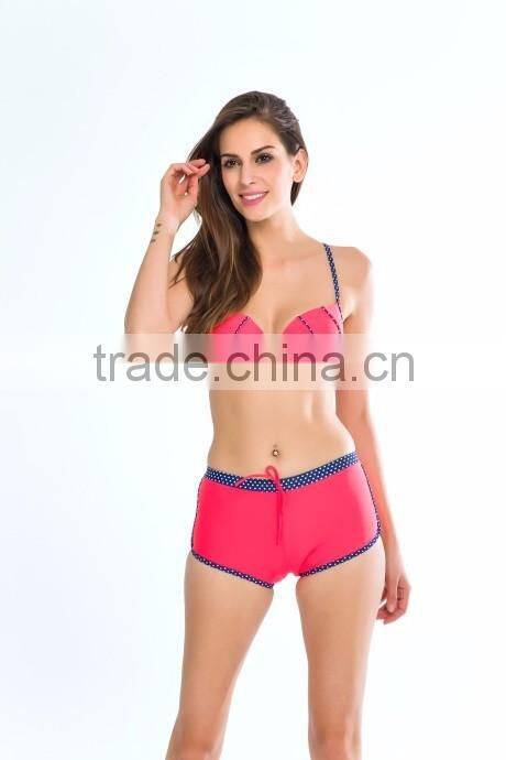 2017 model women high waist ladies swim wear