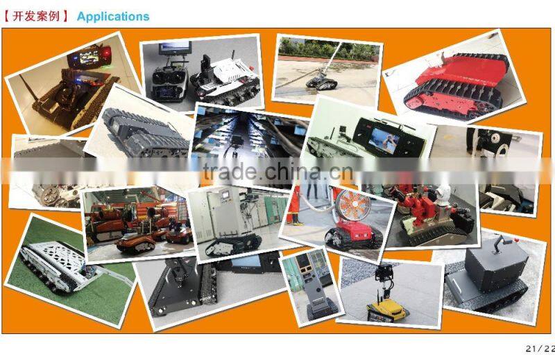 Remote control fire fighting robot with gas detector/cannon