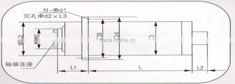 A25-5 220mm 5.5kw turning spindle motor
